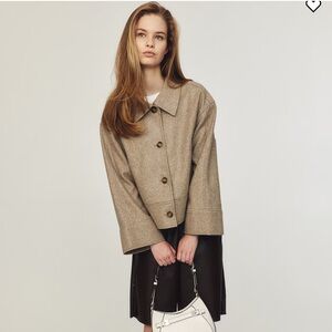 H&M Oversized Shirt Jacket, SIZE L WOMEN’S